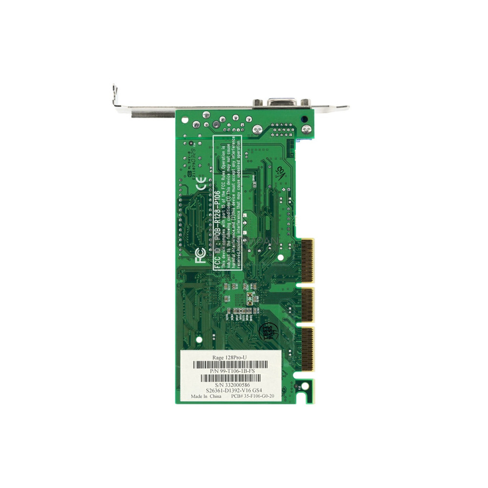 S26361-D1392-V16 FUJITSU ATI RAGE 128 PRO-U GRAPHICS ADAPTER